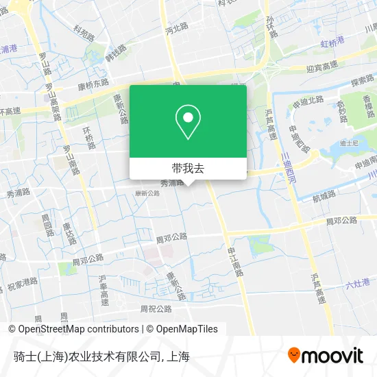 骑士(上海)农业技术有限公司地图