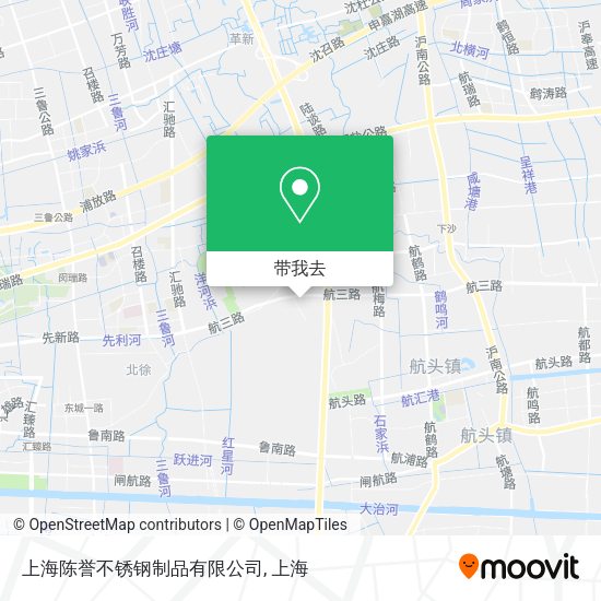 上海陈誉不锈钢制品有限公司地图