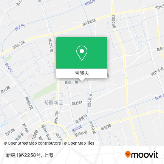 新建1路2258号地图