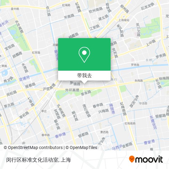 闵行区标准文化活动室地图