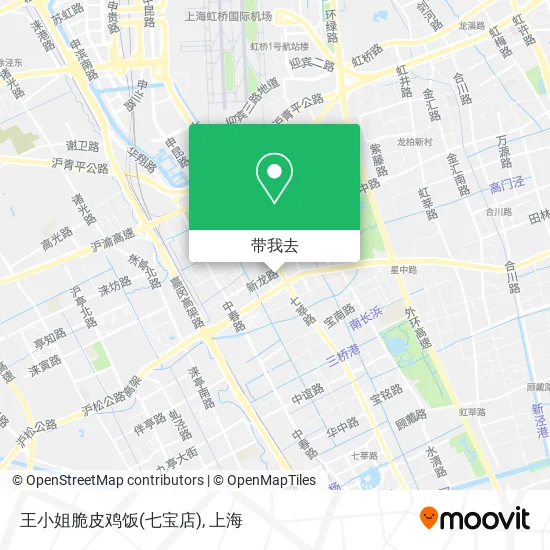 王小姐脆皮鸡饭(七宝店)地图