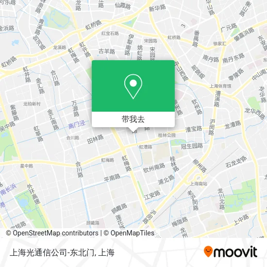 上海光通信公司-东北门地图
