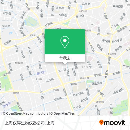 上海仪涛生物仪器公司地图
