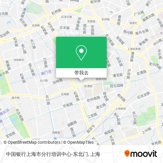 中国银行上海市分行培训中心-东北门地图