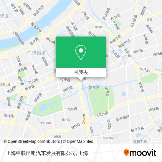 上海申联出租汽车发展有限公司地图