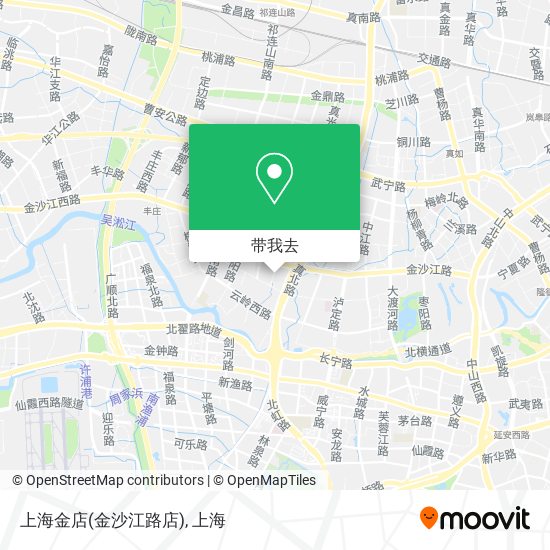 上海金店(金沙江路店)地图