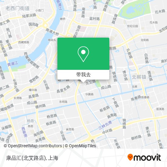 康品汇(北艾路店)地图