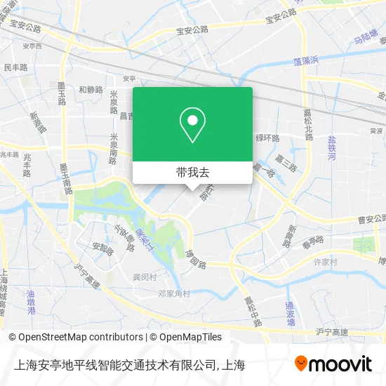 上海安亭地平线智能交通技术有限公司地图