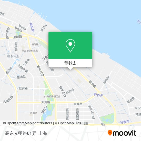 高东光明路61弄地图