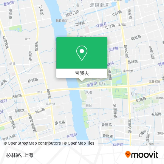 杉林路地图