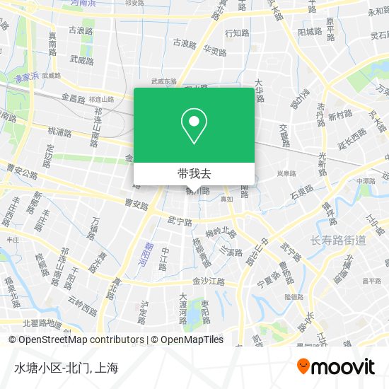 水塘小区-北门地图