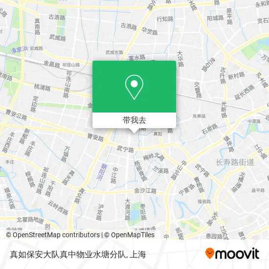 真如保安大队真中物业水塘分队地图