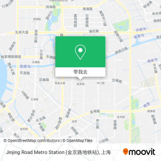 Jinjing Road Metro Station (金京路地铁站)地图