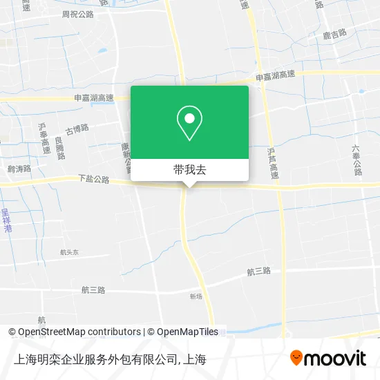 上海明栾企业服务外包有限公司地图