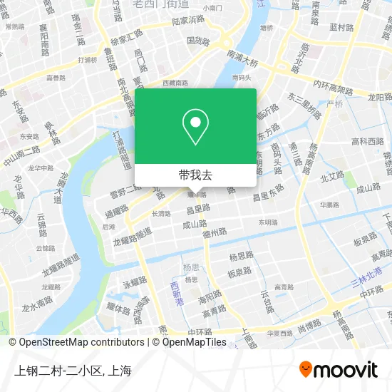 上钢二村-二小区地图