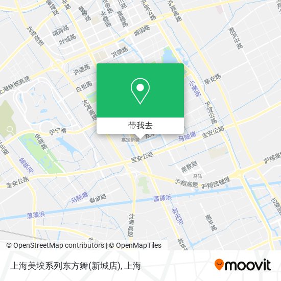上海美埃系列东方舞(新城店)地图