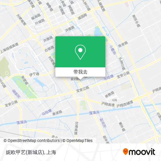 妮欧甲艺(新城店)地图
