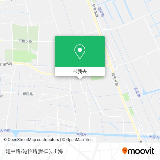建中路/港怡路(路口)地图