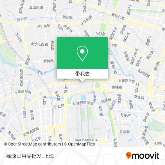 福源日用品批发地图