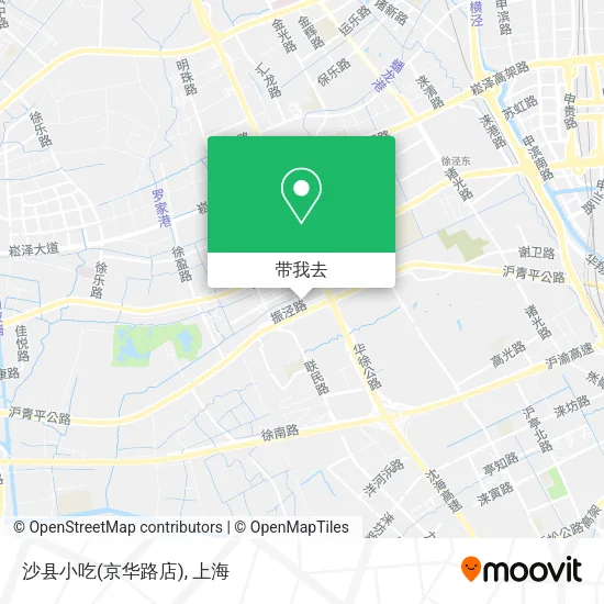 沙县小吃(京华路店)地图