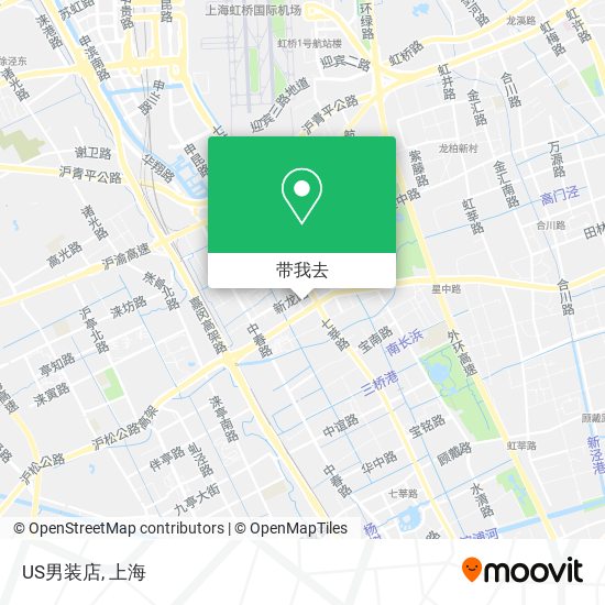 US男装店地图