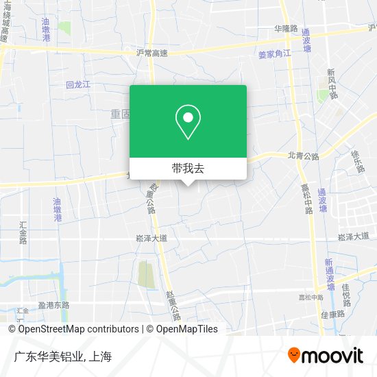 广东华美铝业地图