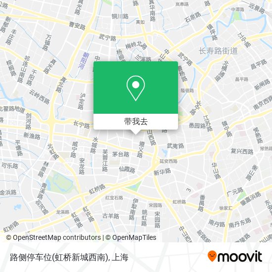 路侧停车位(虹桥新城西南)地图