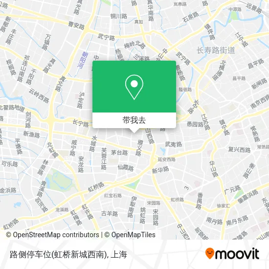 路侧停车位(虹桥新城西南)地图
