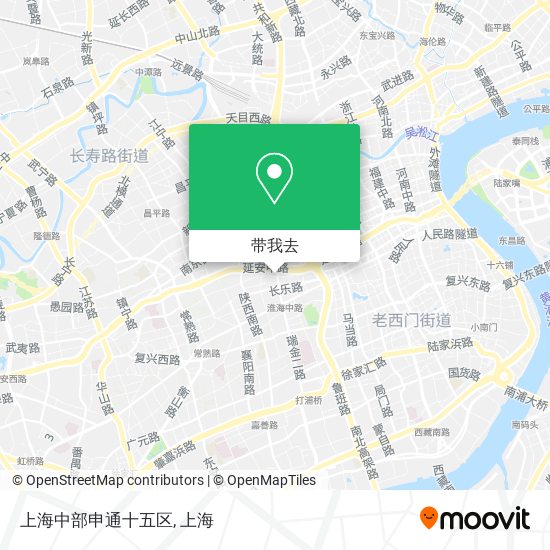 上海中部申通十五区地图