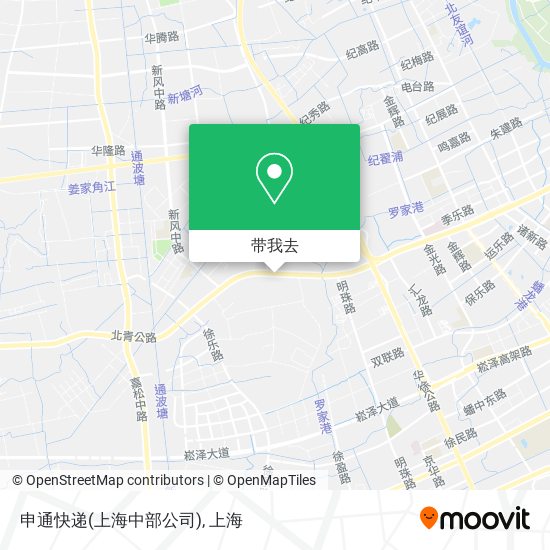 申通快递(上海中部公司)地图