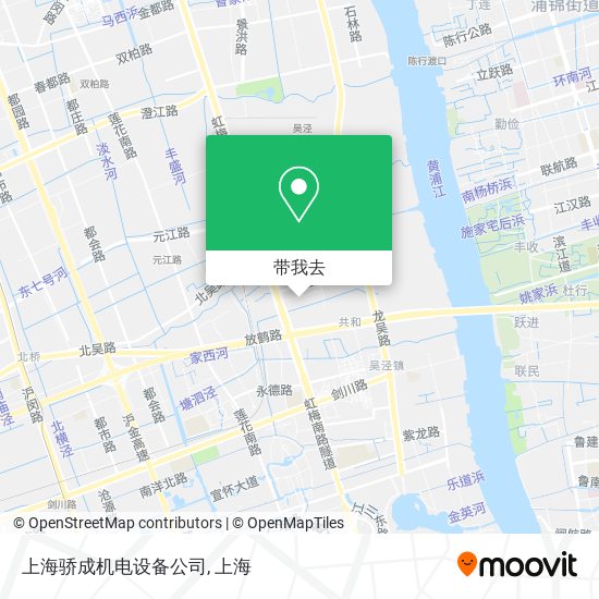 上海骄成机电设备公司地图