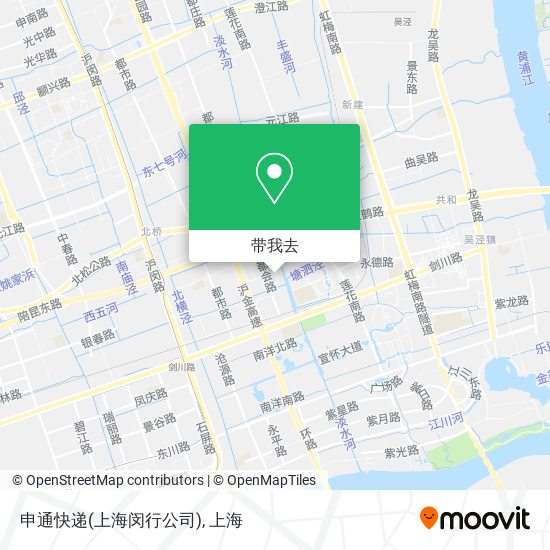 申通快递(上海闵行公司)地图
