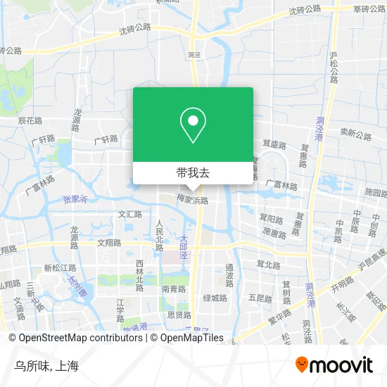 乌所味地图