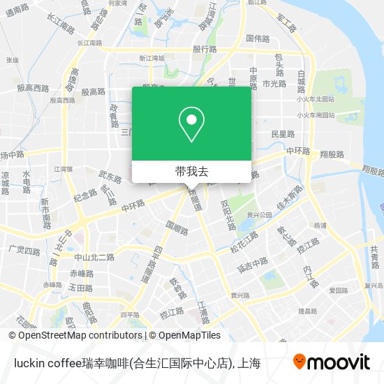 luckin coffee瑞幸咖啡(合生汇国际中心店)地图