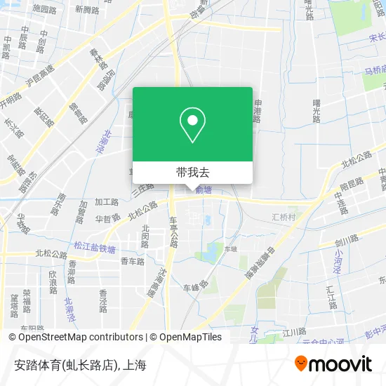 安踏体育(虬长路店)地图