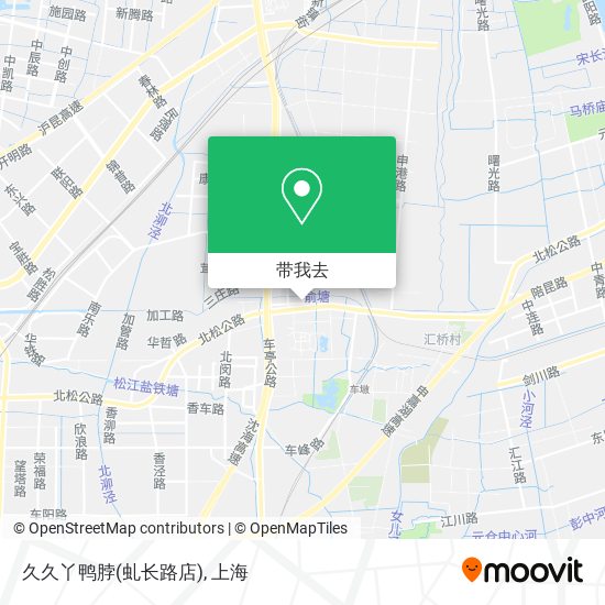 久久丫鸭脖(虬长路店)地图