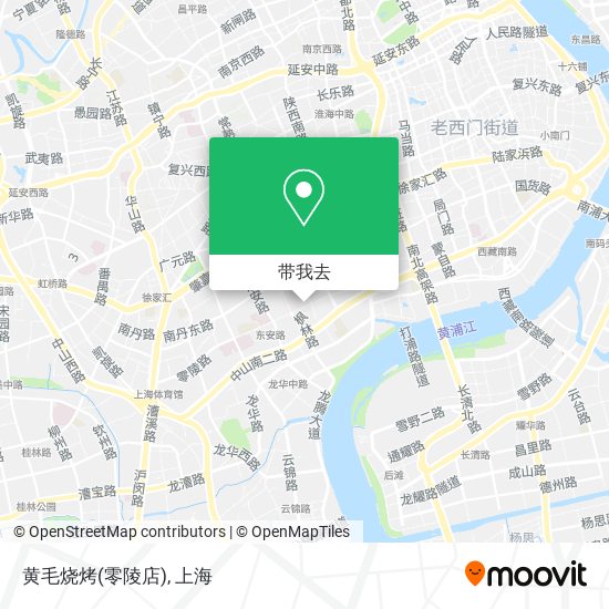 黄毛烧烤(零陵店)地图