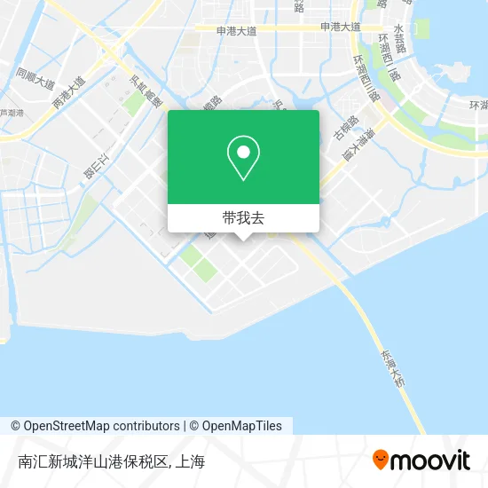 南汇新城洋山港保税区地图