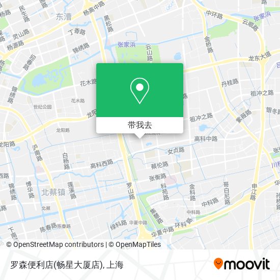 罗森便利店(畅星大厦店)地图