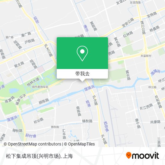 松下集成吊顶(兴明市场)地图