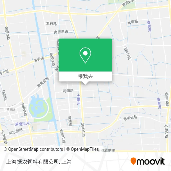 上海振农饲料有限公司地图