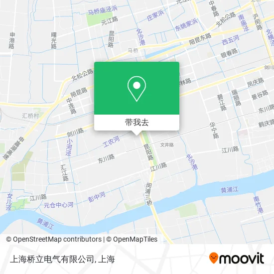 上海桥立电气有限公司地图