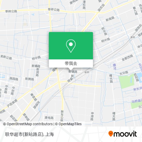 联华超市(新站路店)地图