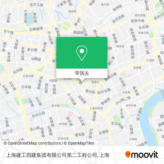 上海建工四建集团有限公司第二工程公司地图