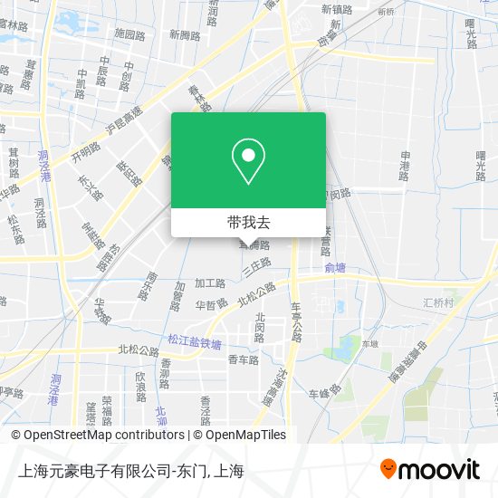 上海元豪电子有限公司-东门地图