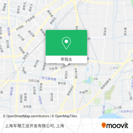 上海车墩工业开发有限公司地图