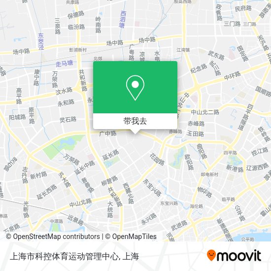 上海市科控体育运动管理中心地图
