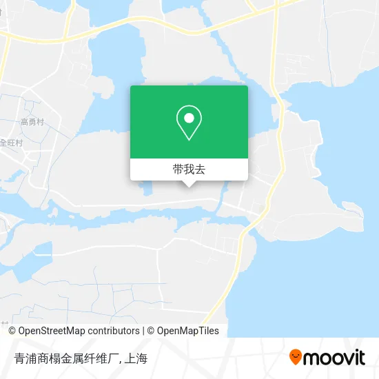 青浦商榻金属纤维厂地图