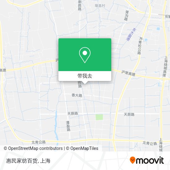 惠民家纺百货地图