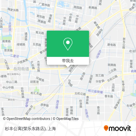 杉丰公寓(荣乐东路店)地图